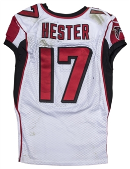2014 Devin Hester Game Used Atlanta Falcons Road Jersey (Falcons COA)